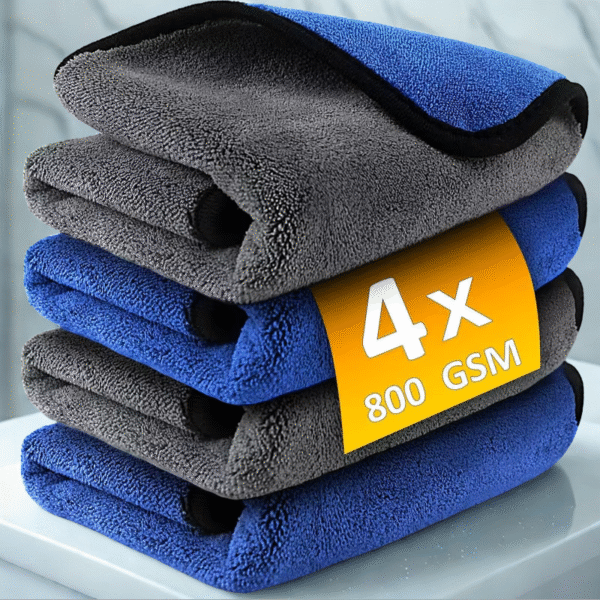microfiber car towel car cleaning cloth 500gsm microfiber towel-car wash towel-lint free towel-scratch free car towel-quick dry cleaning cloth-dual layer microfiber-car detailing towel-absorbent towel for car-soft towel for car wash-reusable cleaning cloth -window and mirror towel- thick microfiber cloth - coral fleece towel