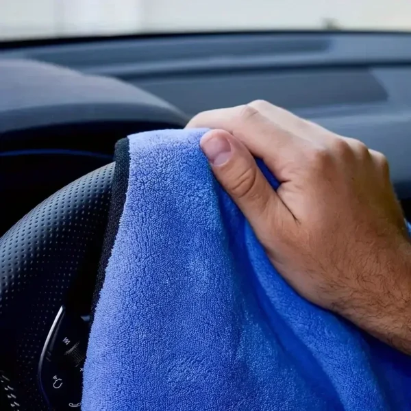 microfiber car towel car cleaning cloth 500gsm microfiber towel-car wash towel-lint free towel-scratch free car towel-quick dry cleaning cloth-dual layer microfiber-car detailing towel-absorbent towel for car-soft towel for car wash-reusable cleaning cloth -window and mirror towel- thick microfiber cloth - coral fleece towel